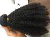 Brazylijski Afro Kręcone Ludzkie Włosy Nieprzetworzone Brazyliain Afro Kinky Curly 3 lub 4 Wiązki Tanie 8A Malezyjski Peruwiański Dziewiczy Human Włosy Splot 1B