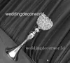 Novo estilo de prata de Metal bola de cristal Castiçais de Decoração de Casamento Romântico Flor de Pé Central de Mesa de castiçal com flor bowlor522