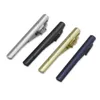 Simple Groove Twill Tie Clips Business Suits Shirt Necktie Ties Bar Clasps Fashion Jewelry for Men Will and Sandy