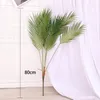 80 cm 7 forchette grande albero artificiale foglie di palma finte piante tropicali foglie di plastica fogliame di albero verde per la decorazione di nozze della festa in casa7578564