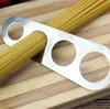 Utile misuratore di pasta per spaghetti in acciaio inossidabile Misura 4 dimensioni in uno strumento Misuratore da cucina durevole Strumenti per gadget di misurazione SN2515