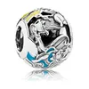 Nowy Nowy Prawdziwy 100% 925 Sterling Silver Pandora Nowoczesny Trend Charms Koraliki Fit Original Bransoletka DIY Bransoletka Hurtownia
