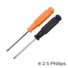 2.5mm mini-schroevendraaier Phillips Flat Tip Schroevendraaier voor DIY Reparatie Tools 4000pcs / lot