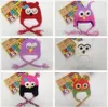 Bebê chapéus Ins fand filhos coruja beanie boné bebê desenhos animados earflaps tampão papagaio chapéus animal dos desenhos animados tampas de crânio chapéu fotografia adereços lt788