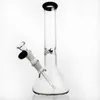 glass beaker base water bongs pipes ice catcher thickness bong for smoking 10" Glass Water Pipe