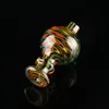 Nós cor 28mm od vidro bolha tampa carb para apartamento top quartzo banger pregos de vidro bongs tubo tube digras