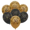 QIFU 30th BALLOONS 40 BALLONS 50th 생일 풍선 번호 60th 70 번째 장식 생일 파티 용품 선물