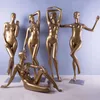 Gold Underwear Model Women Full Body Bra Mannequin Underwear Large Breasted Mannequin