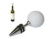 Golf Wine Bottle Stoppers Grip Ze Stali Nierdzewnej Silikonowe Likier Piwo Butelka Korek Pasek Narzędzia SN362