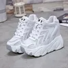 Hot Sale-Women High 2019 Toenemende pumps 10 cm Dikke Sole Trainers Witte schoenen