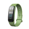 C1 Plus Cor de cor Smart Pulseira Pressão de sangue Monitor de Frequência de Coração Smart Relógio Fitness Sposts Smart WristWatch para Android iPhone