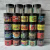 3.5 gram Hologram Sticker 24 Types 60ml Thin Mint Cookis plastic jar tank dry herb flower Container with Stickers
