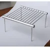 Portable Stainless Steel BBQ Grill Folding BBQ Grills Mini Pocket Barbecue Accessories Home Park Use shrinkable barbecue Shelf
