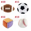 esfera brinquedos imitação futebol basquete beisebol Rugby Toy filhos adoráveis ​​criativa dos desenhos animados travesseiro esférica Boy novidade presente T9I00215