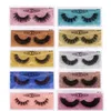 3D Vison Cils 100% réel Mink Lashes Faux Cils Cruauté gratuite doux naturel épais court Faux Cils Extension Cils