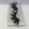 2019 새로운 거짓 속눈썹 3D 밍크 속눈썹 25mm 자연 긴 밍크 Lashes 높은 볼륨 푹신한 속눈썹 메이크업 도구