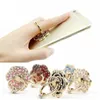 360 stopni uchwyt na pierścień palca Bling Flower Universal Telefon komórkowy Holder Stander do telefonu iPhone Samsung Android Telefon