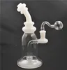 8" Glass Bongs Water Pipe Dab Oil Rigs Honeycomb matrix Perc glass Beake Bong Heady recycle Bubbler water bong with 14mm oil burner pipe a