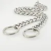 gloednieuwe sieraden Coole sieraden zilver 13 mm 28 inch roestvrij staal Link - Chain Curb ketting twee sleutelhanger sluiting zilver hoog gepolijst