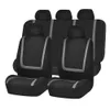 Cubiertas universales de asiento de automóvil 9pcs Asientos completos Cubierta de accesorios de interior Auto Accesorios para automóviles Protector de atención