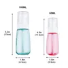 30ml 60ml 80ml 100ml plast tom flaska Prismota lotionpumpbehållare Refillerbar resa Kosmetiska lotion Cream Shampoo Flaskor