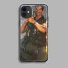 Arnold Schwarzenegger-Film „Commando 1985“-Poster, glänzende, glatte Hülle aus gehärtetem Glas für Apple iPhone 11 PRO MAX i11 Pro-Coque