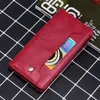 PU Leather Wallet Phone Case for iPhone 11 Pro X XR XS Max Samsung Galaxy S10 Multi Card Slots Flip Protective Cover