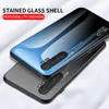 Градиент цвета закаленное стекло телефон чехол для Xiaomi Mi Примечание 10 Lite Mi 10 Lite Mi9 CC9 Mix 3 Max2 МИ8 mix2 6X
