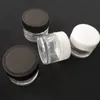 Food Grade 5ml Non-Stick Glass Container Wax Dab Oil Jar Dabber Dry Herb Concentrate E cigs Cigarette DHL