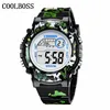 Military Navy Blue Children039s Watch Kids LED Digital Wristwatch Brave Faith Boy Girl Alarm Clock Baby Gift For Student 3135425672