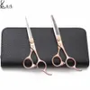 5 5 '' 6 7 JP 440C Mr Rabbit Brand Salon Hair Scissors Straight Shears Thinning Shears Professional Hairdress302Z