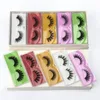 Partihandel Fluffy Long Eyelashes Faux Mink Lashes Bulk Fake Eyelash Makeup Naturlig Lash Extension i bulks