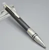 Giftpen Luxury Carbon Fiber Black Ballpoint Pen Rollerball Penns With Crystal Head Office Stationery Fashion Writing Ball Pens för 259D