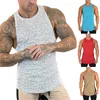 Camisetas sin mangas para culturismo para hombre, camiseta sin mangas para entrenamiento en gimnasio, ropa para correr, camiseta informal de verano para hombre