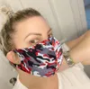 3D-Camouflage-Gesichtsschutzmasken für Erwachsene, staubdicht, Antifouling-beständig, Staub-Smog-Masken, waschbar, atmungsaktive Gesichtsmasken, 5 Farben