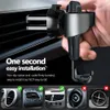 Universal Car montar Phone Holder Air Vent Stand For Car Sem Magnetic aperto Telefone Mobile Holder suporte do telefone com o pacote de varejo
