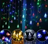 3.5m 96 LEDS Gordijn Kerstboom IJspanning Lichten Fairy Lights Christmas Lights Wedding Party Decoratie AC110V-220V