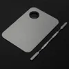 Beauty Stainless Steel Makeup Nail Eye Shadow Foundation Mixing Palette Spatula Cosmetic Tool KD14507058