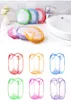 mesh laundry bags Mesh Fabric Foldable Pop Up Dirty Clothes Washing Laundry Basket Bag Bin Hamper Storage for Home Housekeeping Use 100pcs/lot