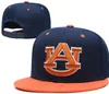 Aurburn Tigers Caroline du Nord snapbacks chapeaux pour hommes casquettes de conception réfléchissante USA College lettre ALogo casquettes réglables 029496282