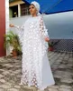 2019 outono super tamanho novo africano mulheres ashiki moda solta bordado longo vestido africano vestido para as mulheres roupas