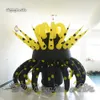 Inflável personalizado planta alienígena 3m / 6m altura explodir propaganda UFO modelo grande flor exótica para exposição de tecnologia e festa de música