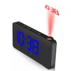 Other Clocks & Accessories Digital Radio Alarm Clock Projection Snooze Timer LED Display USB Charge Cable Table Wall FM Clock1