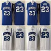 2020 Tijgers Derrick Rose College Basketball Jersey Derrick # 23 Rose University Stitched Jerseys Blue White Mens Cheap S-XXL