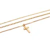 S862 Europe Fashion Jewelry Women's Cross Necklace Cross Cross Pendant Multi Pendant Multi-Layer Sweater Necker Necker