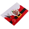 Merry Christmas Placemats Santa Sneeuwpop Elf Antislip Plaats Matten Wasbare Tafel Matten Thuis Keuken Eettafel Linnengoed