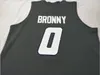 Chen37 Men #0 Bronny High School Basketball Stitched Jersey or custom any name or number jersey