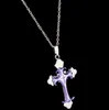 Eppacket DHL Fashionable Christian Electroplate Drop Oil Cross Pendant Halsband Dan20 Mix Order Pendant Halsband