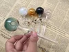 wholesale 14cm Pyrex colorful Great thick Oil Burner Pipe Glass Tube Pipe Oil Burning Nail smoking Pipe