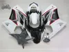 Personaliza tu propio kit de carenados para Kawasaki Ninja 250R ZX250R ZX 250 2008-2014 EX250 08-14 kits de carenado de inyección de motocicleta blanca AB16